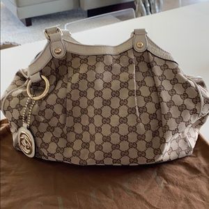 Gucci Sukey Tote canvas medium (authentic)
